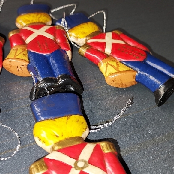 Vintage hand painted toy soldier ornaments - Picture 9 of 9